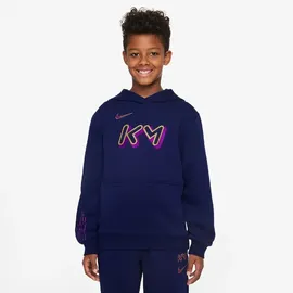 Nike Kylian Mbappe Club FLC HDY HQ3685-492 147-158 - blue void/vivid Purple/Metalli - 147-158