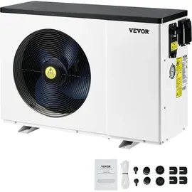 Vevor Poolheizung weiß 2,51–11,38 kW