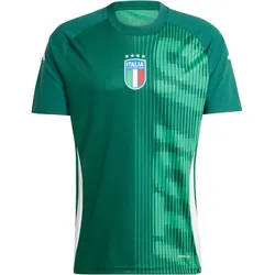 adidas FIGC Italien Aufwärmshirt 2024/25 Herren IW7950 - team dark green XL
