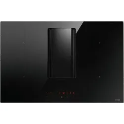 Elica NIKOLATESLA ALPHA BL/A/78 - Induktsionskochfeld mit Dunstabzug, Schwarz, Umluft/Abluft, 78 cm, 5 Jahre Garantie