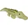 Relaxdays Türstopper Krokodil, Stoff mit Sandfüllung, Türpuffer Boden, Deko Türsack Kinder, HBT: 8 x 45 x 16 cm, grün