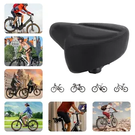 Sachsenrad Fahrradsattel Universal 280 mm x 270 mm Schwarz