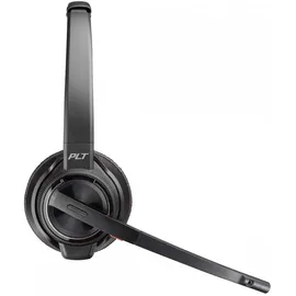 Poly Savi 8220 UC DECT USB-A-Headset, kabellos, On-Ear, Schwarz