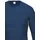 Ammann Unterhemd AMMANN "langarm Shirt Day Classic / Jeans Feinripp", Herren, Gr. 7, N-Gr, blau (dunkelblau), Obermaterial: 75% Baumwolle CO. 25% Polyester PES., Unterhemden Unterhemd
