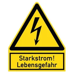 PROTEC Warnzeichen Starkstrom PWZSS (200x244mm)