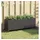 vidaXL Hochbeet mit Rollen 107 x 32 x 38 cm Schwarz