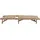 furnicato Garten-Sonnenliege 200 x 65 x 87 cm Creme