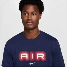 Nike Herren T-Shirt NSW Air Graphic Midnight Navy M