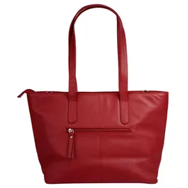Bruno Banani Shopper echt Leder rot | Rot