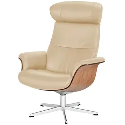 Relaxsessel  drehbar Timeout , beige , Maße (cm): B: 80 H: 109,5 T: 81