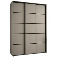 Abiks möbel MÖBEL Kryspol Schwebetürenschrank, Kaschmir, Metall, Nachbildung, 10