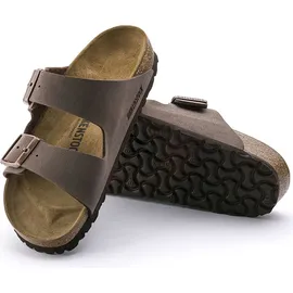 Birkenstock Arizona Birko-Flor Nubuk schmal mocca 43