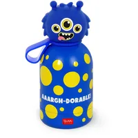 Legami - Hot&Cold BFF Kinder-Wasserflasche, Monster-Motiv, doppellagig aus 18/8