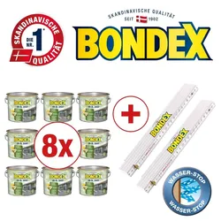 BONDEX Gartenholz Öle, Wasser-stop Abperleffekt, Wetterschutz, UV-Schutz, 20 l, UV-Öl Grau