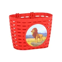 Widek Kinderfahrradkorb Animals Kingdom rot