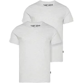 Camp David V-Shirt grau S