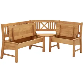 58 aufm Kessel 58aufmkessel Eckbank, Braun, Holz, 179x139 cm, Esszimmer, Bänke, Eckbänke