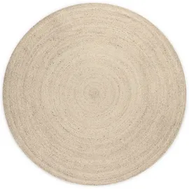HANSE HOME Rangpur Rund Jute Teppiche, Teppich, Handgewebt, Jute, Natur, Wohnzimmer, Flur, Klassisch, Boho, Skandi