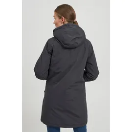 Oxmo OXTamila Damen Übergangsmantel Parka Lange Jacke mit Kapuze - L