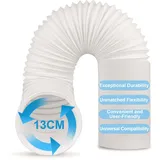 Abluftschlauch 150mm /130mm, PVC Flexibel Abluftschlauch Klimagerat,Klimaanlage Schlauch HitzebestäNdiger Einziehbarer für Klimagerat Abzugshaube Trockner (130 mm Durchmesser /3 Meter Länge)