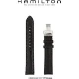 Hamilton - Ventura Band-set Leder-schwarz-17/16 H690.244.101 - schwarz