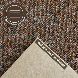 Andiamo Teppichboden ANDIAMO "Carlos, Feinschlinge, Gesamthöhe 6,5 mm, Made in Netherlands", mokka, B:200cm L:300cm, Polypropylen, Teppiche, melierte Optik, Breite 200, 400 cm oder 500 cm, strapazierfähig