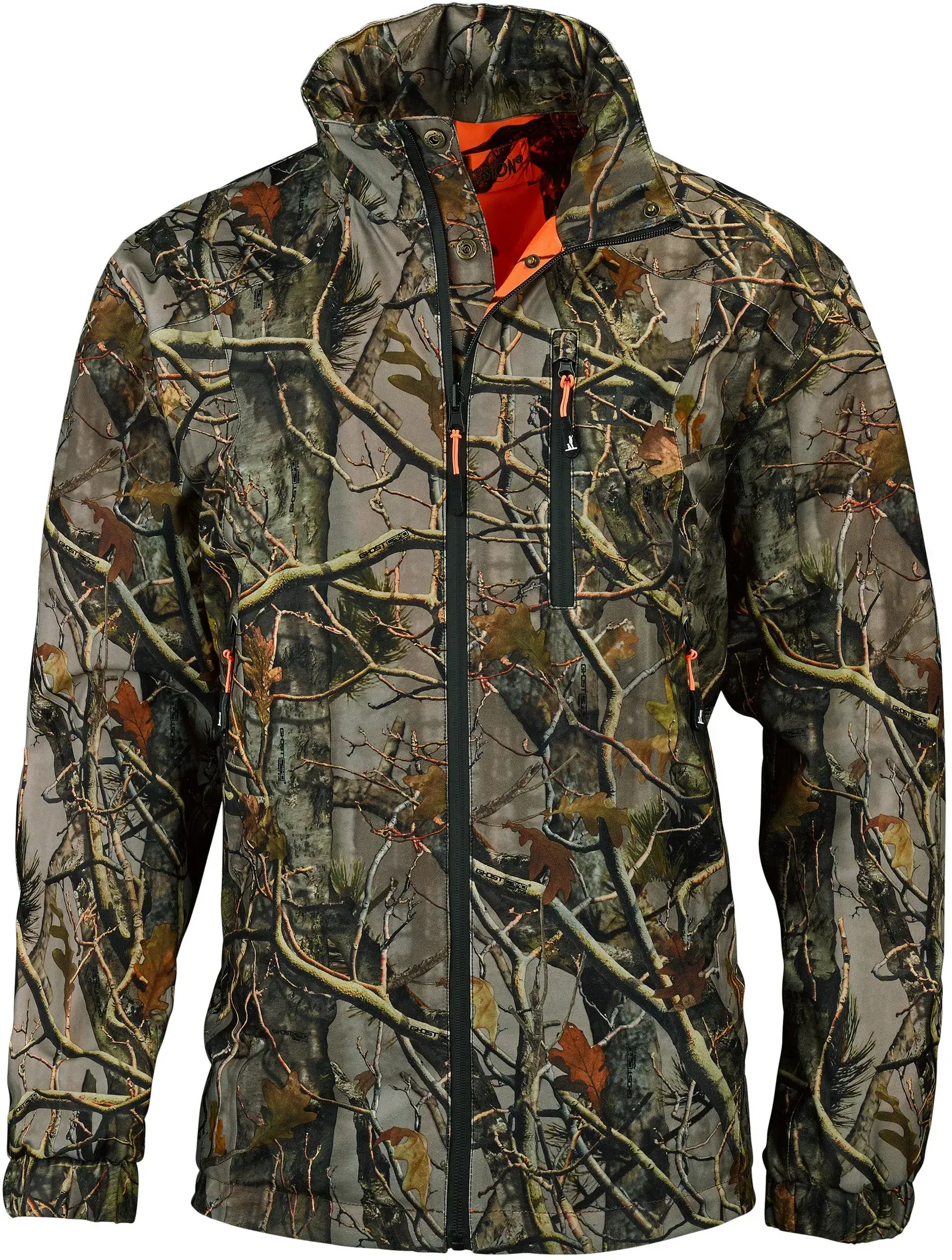 Percussion Herren-Jagd-Wendejacke, ghostcamo b&b/ghostcamo forest, XL