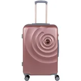 Crosstravel, Hartschalenkoffer, Größe: M, Amy, Roségold