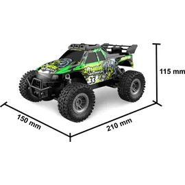 Drive & Fly Models RC-Auto Mountain Race Champion Truck 1:18 CH RTR grün (3131)