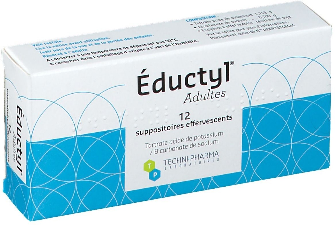 éductyl® Adultes 12 pc(s) suppositoire(s) pour adultes