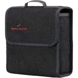 Walser Kofferraumtasche Toolbag Größe S, Nadelfilz Kofferraum-Organizer, Auto-Tasche, PKW-Aufbewahrungstasche, Kofferraum-Toolbag 28x14x28 cm schwarz