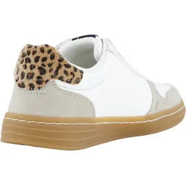 Mustang Sportliche Schnürschuhe für Damen, weiß, Größe 42 EU