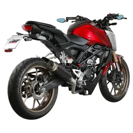 MIVV Gp Honda Cb 125 R 2021-24 H.077.lxbp Homologiertes Vollliniensystem - Black - Homologated