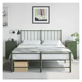 vidaXL Nachtschrank 2 Stk. 34,5 x 39 x 62 cm Olivgrün