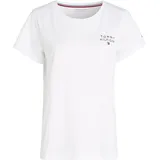 Tommy Hilfiger Uw0uw04525 Kurzarm-T-Shirt White M