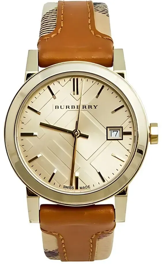 Burberry The City Damenuhr gold beige