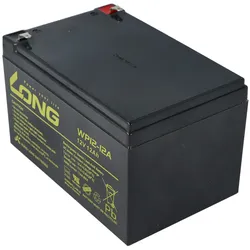 Kung Long WP12-12A F1 VdS Blei-Vlies-Akku, 12Volt, 12Ah mit 4,8mm Faston Anschluss