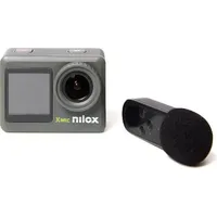 NILOX Xmic Action-Kamera mit Drahtlosem Mikrofon Schwarz/Grau