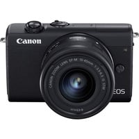 Canon EOS M200 schwarz + 15-45 mm IS STM schwarz