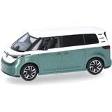 HERPA VW ID. Buzz zweifarbig Candy Weiß/Bay Leaf Green Metallic 431132 H0