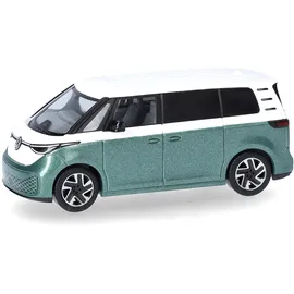 HERPA VW ID. Buzz zweifarbig Candy Weiß/Bay Leaf Green Metallic 431132 H0