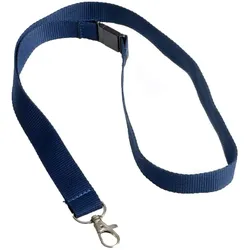 Schlüsselband Textil Europel blau / 10 St., 121277