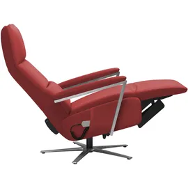 sit&more TV-Sessel Vario Comfort Kunstleder 70 x 124 x 85 cm rot elektrisch