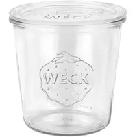 Mambocat 18er Set Weck Gläser 580ml Sturzgläser mit 18