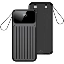 MaxLife MXPB-06 10000 mAh, 22.50 W, 37 Wh), Powerbank schwarz