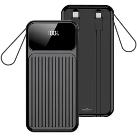 MaxLife MXPB-06 10000 mAh, 22.50 W, 37 Wh), Powerbank schwarz