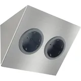 Caressi Schuko-Steckdose 2ST14 Edelstahl 2 St.