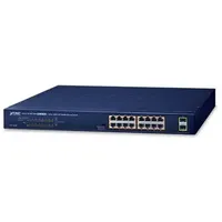 Planet GSW-1820HP Netzwerk-Switch Unmanaged Gigabit Ethernet (10/100/1000) 1U Blau