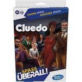 Hasbro Gaming Cluedo Kompakt, portables Spiel für 3–6 Spieler, Reisespiel für Kinder, Spaß überall