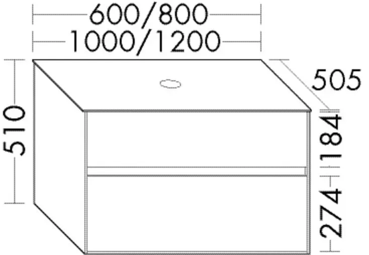 Burgbad Waschtischunterschrank rc40 Dunkelgrau Ultramatt/Lichtgrau Matt, SGAX080F5762A0126 SGAX080F5762A0126